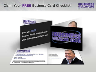 Claim Your FREE Business Card Checklist!
 
