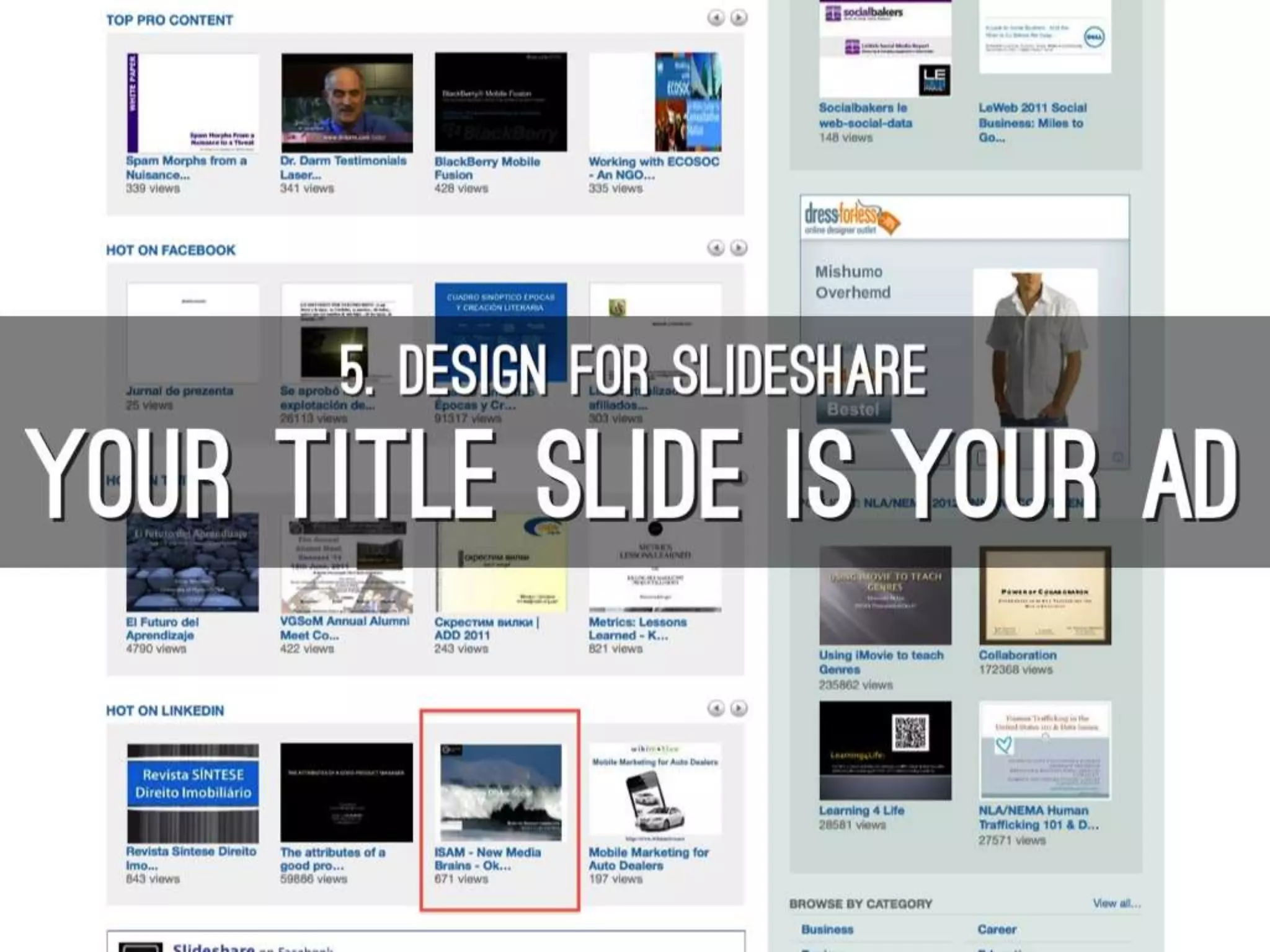 7 SlideShare Secrets by @ross