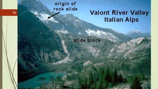 Vaiont Reservoir Disaster, October 1963, Italy
R. R. Gadgil, Dept. of Earth Science, Goa University
16
 
