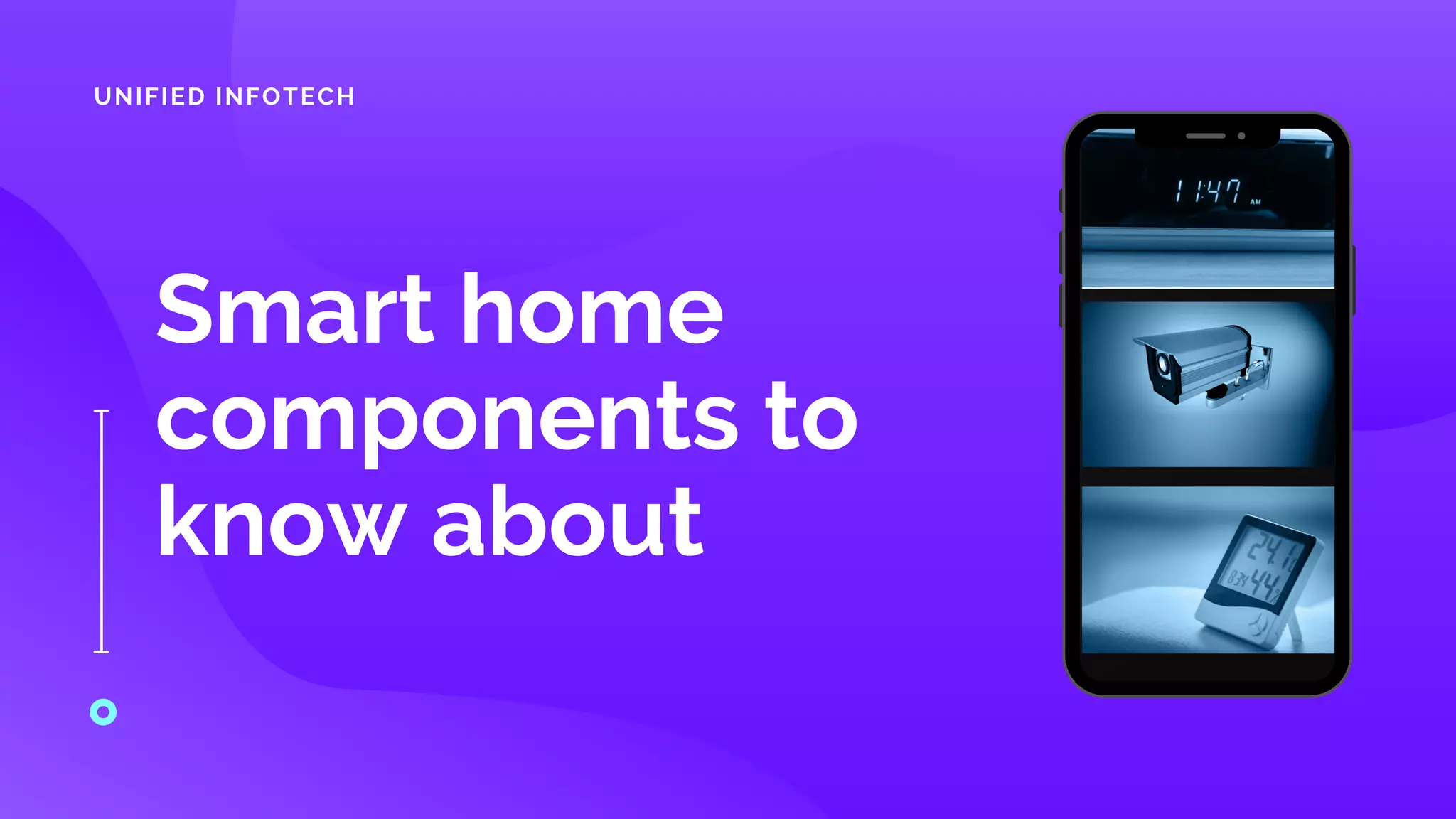 Smart home
components to
know about
UNIFIED INFOTECH
 