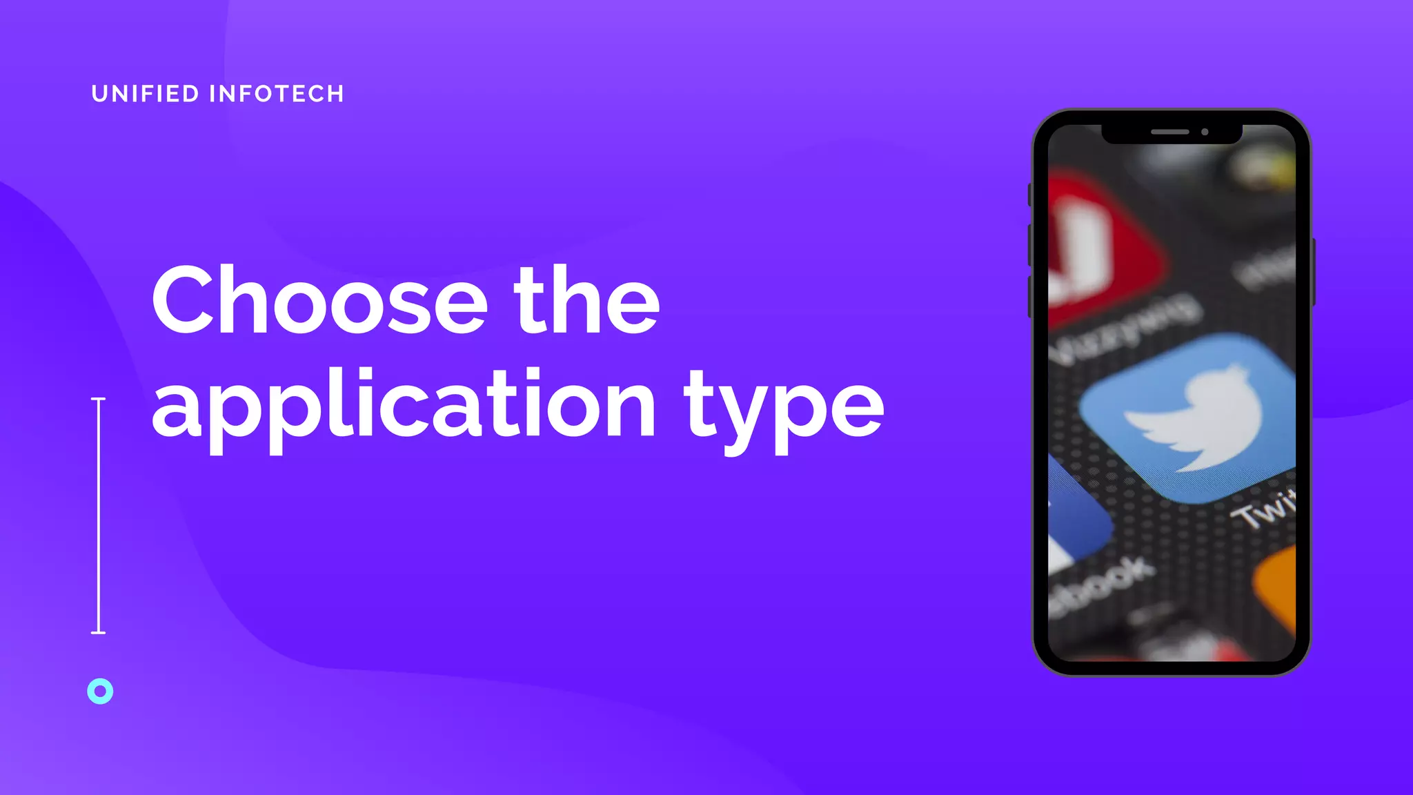 Choose the
application type
UNIFIED INFOTECH
 