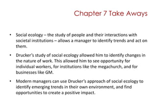 Social Ecology and the Practice of Management