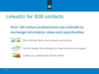 LinkedIn for B2B contacts
39
 