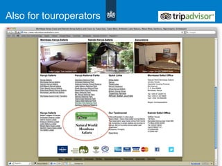 Also for touroperators
 