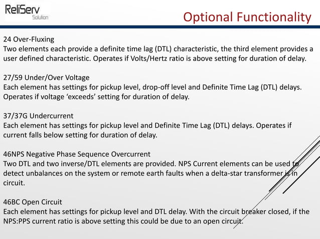 7SR242 Transformer Protection Relay | PDF