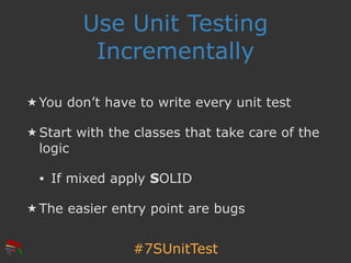 7 stages of unit testing | PDF