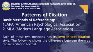 7 Standard Styles in Review of Related Literature, Citation, or ...