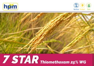 Thiomethoxam 25% WGSTAR7
 