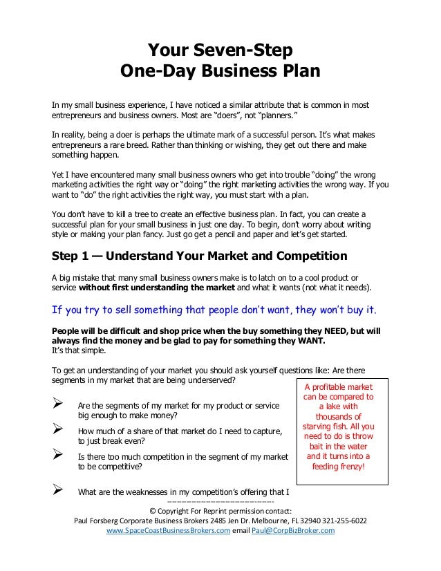 I want to buy a business plan