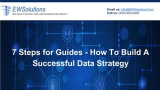 Email us: Info@EWSolutions.Com
Call us: (630) 920-0005
7 Steps for Guides - How To Build A
Successful Data Strategy
 