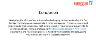 7 Steps in the Fire Damage Restoration Process | PPTX