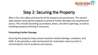 7 Steps in the Fire Damage Restoration Process | PPTX