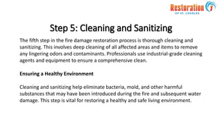 7 Steps in the Fire Damage Restoration Process | PPTX