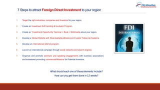 7 steps to attract foreign direct investment   ebook - seminar