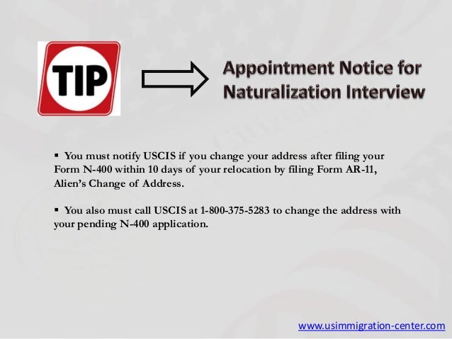 7 steps to be follow after filing n 400 application for naturalizati we started the interview scheduling process for your form n 400