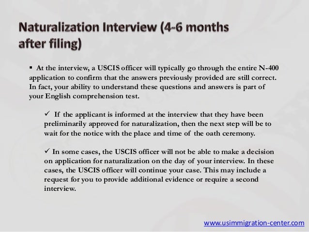 7 steps to be follow after filing n 400 application for rescheduling an interview