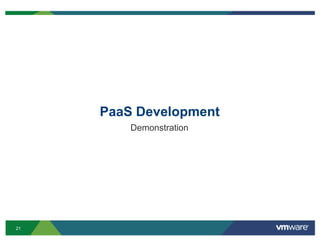 Goal of Platform as a Service (PaaS)Application Developers“Write code, not tickets”IT Operations“IT as a service provider”Boost application velocityFriction-free deployment