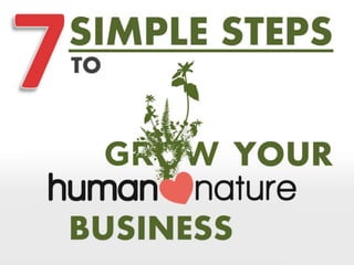 7 Steps to Grow Your Human Nature Business