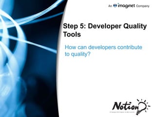 Best Practices (From MSDN)Create each test case as a sequence of Recorded Methods. Use meaningful method names. Try to limit the length of each recorded method to less than 10 actions.Do not modify the RecordedMethods.cs file.Do not edit the UIMap.Designer.cs file. 
