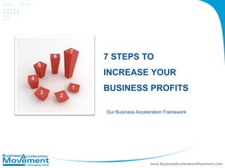 7 steps to increase your business profits