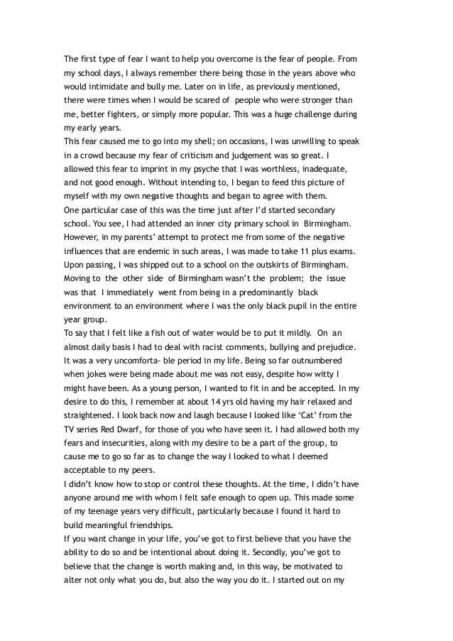 7 steps to limitations