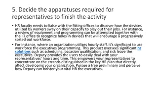 7 steps to strategic human resource management | PPT
