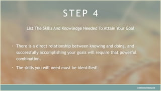 7 Steps to Successful Goal Setting | PDF