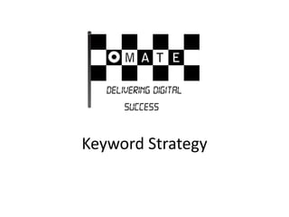 Keyword Strategy
 