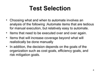 7 steps to Software test automation success | PPT