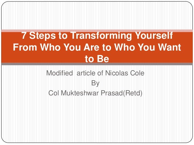 transforming steps yourself slideshare
