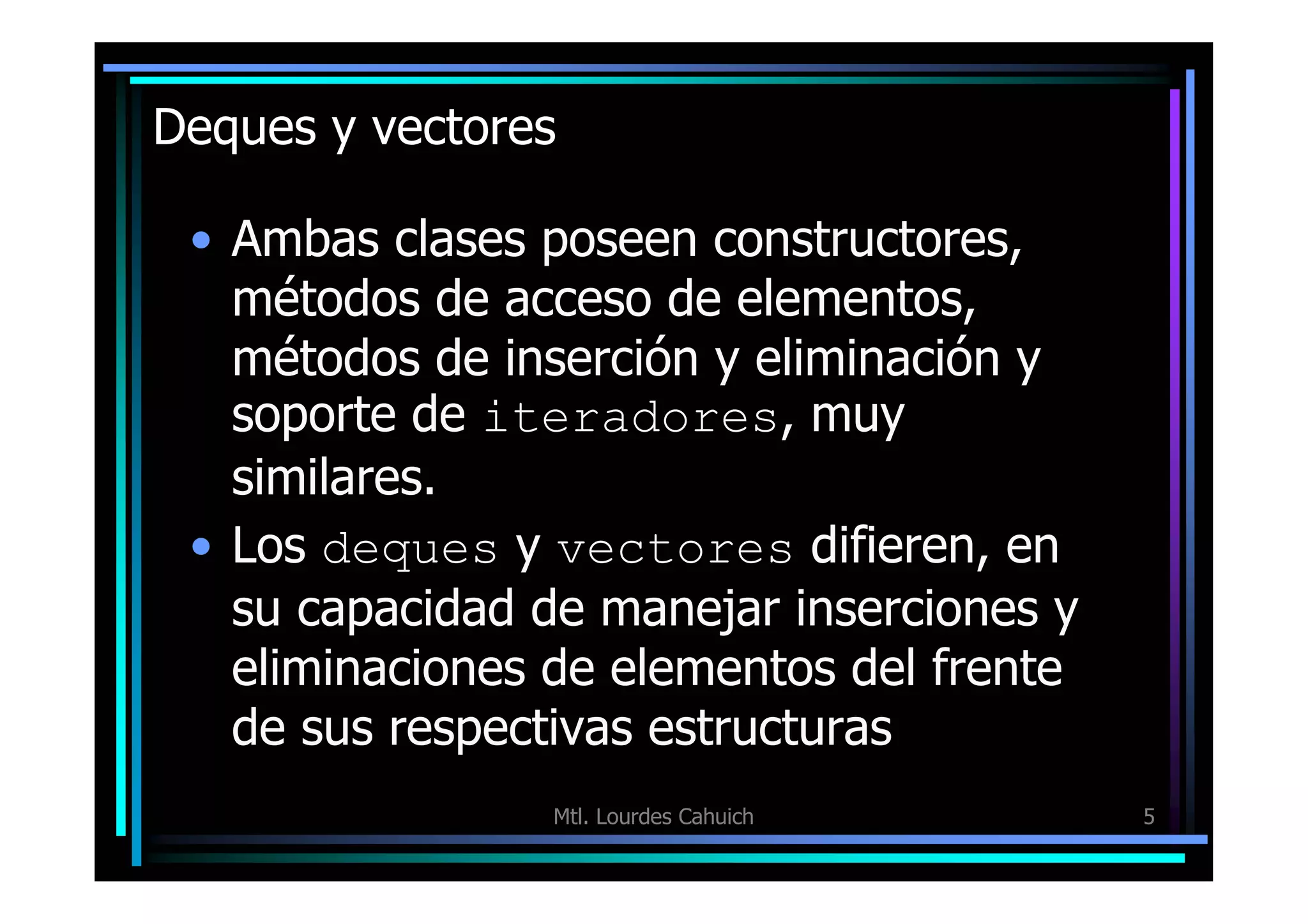 7 Stl Y Los Contenedores Basicos 3 Parte
