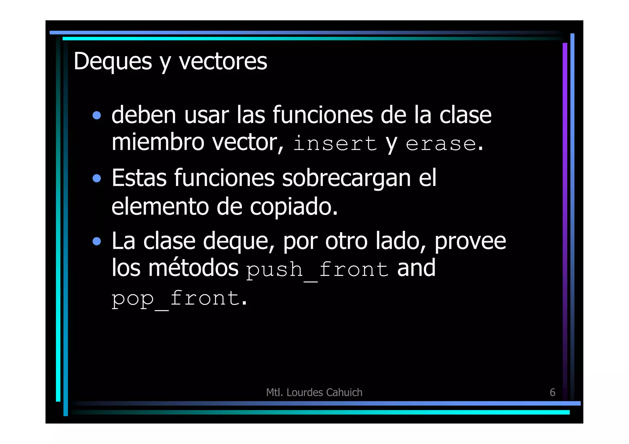 7 Stl Y Los Contenedores Basicos 3 Parte