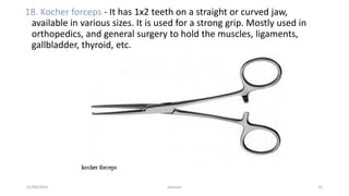 Cocker Instrument surgical instruments the guide to your success | PDF