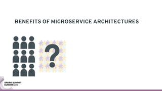 BENEFITS OF MICROSERVICE ARCHITECTURES
?
 