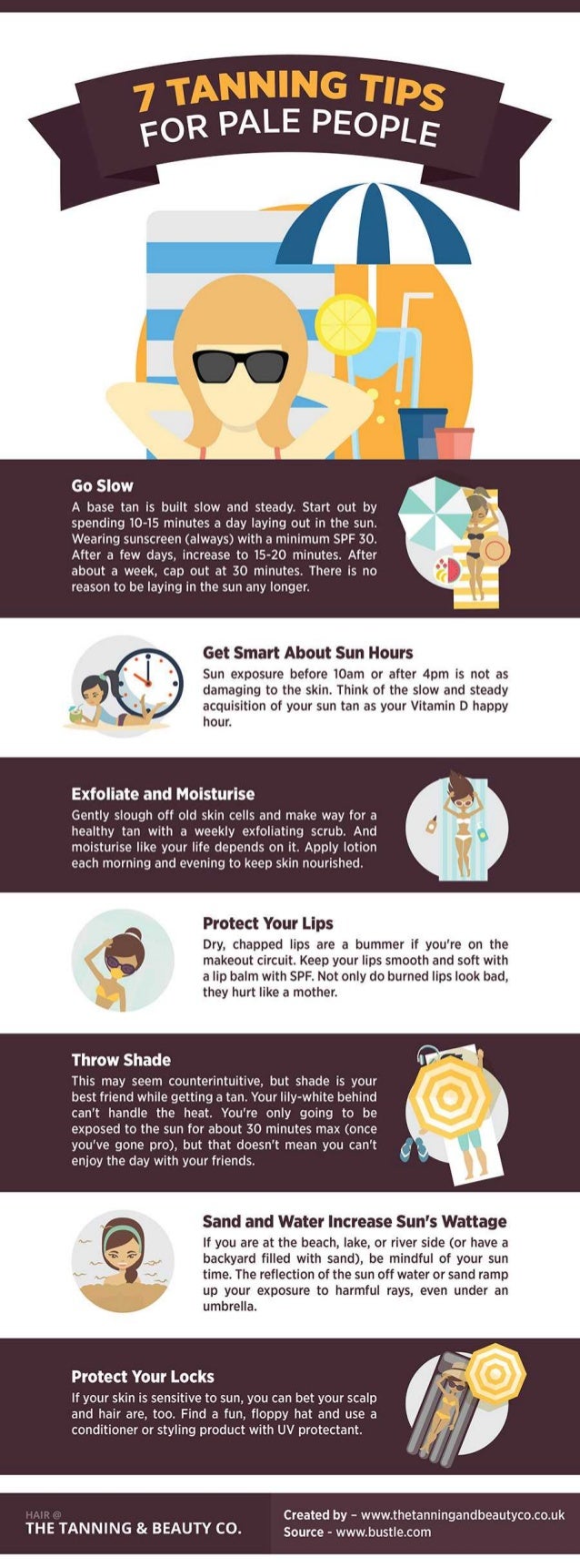 7 tanning tips for pale people