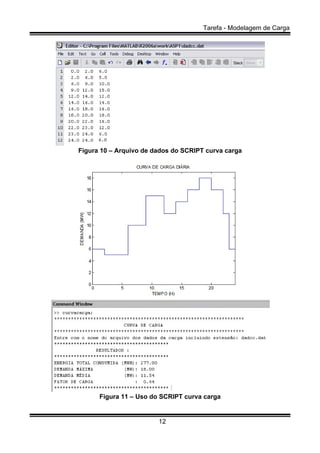 Tarefa - Modelagem de Carga
12
Figura 10 – Arquivo de dados do SCRIPT curva carga
Figura 11 – Uso do SCRIPT curva carga
 