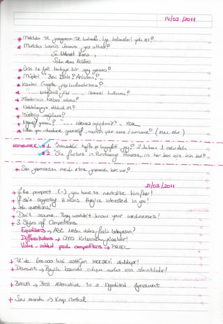 Sales Management Ders Notları