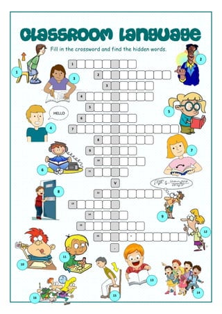 Fill in the crossword and find the hidden words.
.
3
5
6
8
9
10
11
V
12
13
14
15
’16
2
1
4
7
1
2
3
4
5
6
7
8
10
11
13
14
15
16
9
12
 