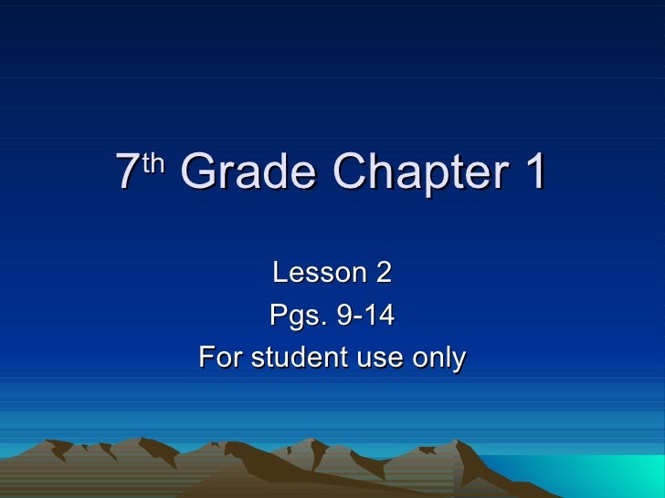 7th grade chapter 14 lesson 2 7th grade chapter 14 lesson 2