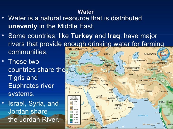 7th resources of sw asia water and oil issues