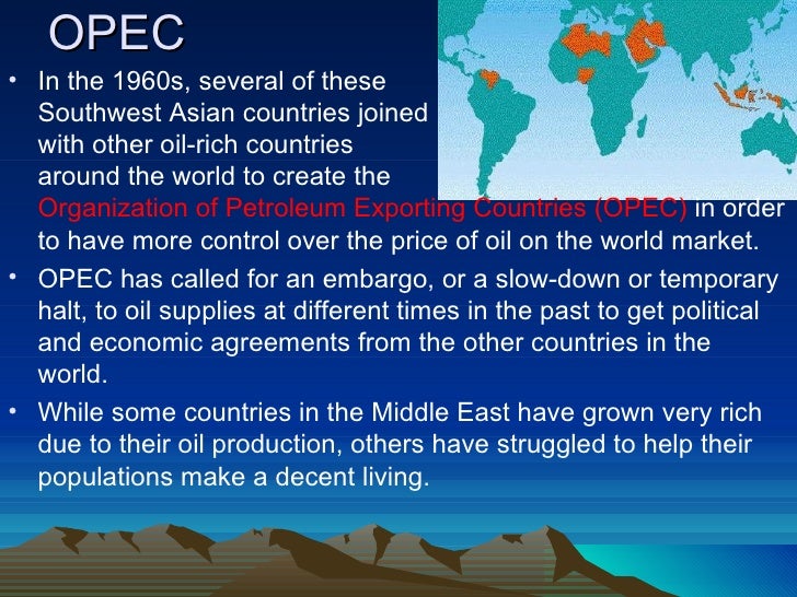 7th resources of sw asia water and oil issues