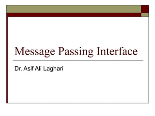 Comprehensive Introduction to Message Passing Interface (MPI) for ...