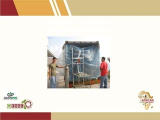 Shipping Containers-
Experimental Setup
•
 