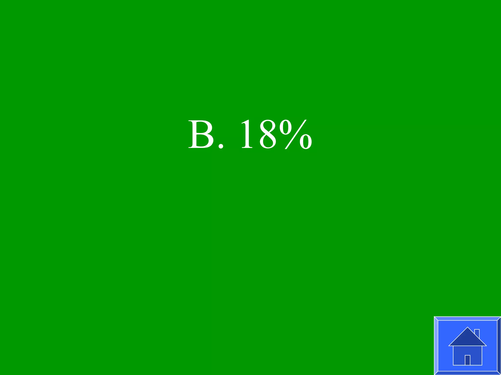 B. 18%
 