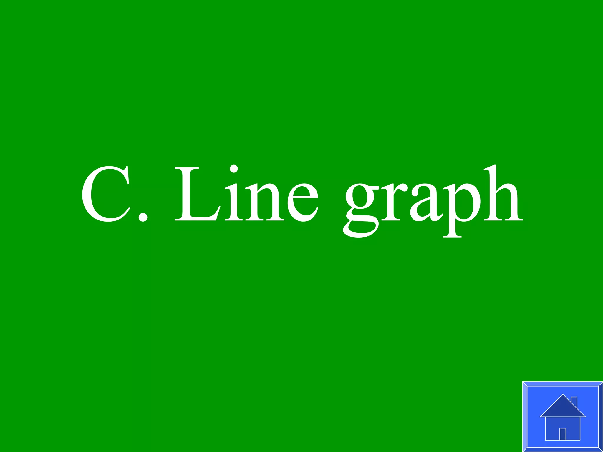 C. Line graph
 