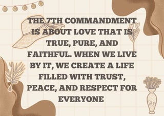 7th Commandment. Honor thy father and mother | PDF