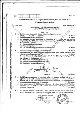 7th Semester EC VTU 2010 scheme question papers for CBCS