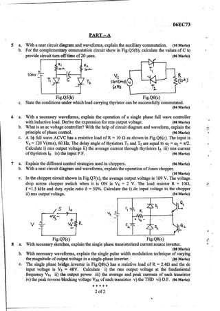 7th Semester EC VTU 2010 scheme question papers for CBCS