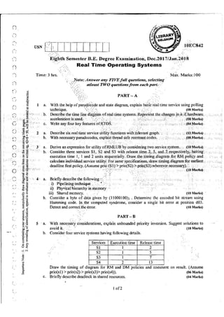 7th Semester EC VTU 2010 scheme question papers for CBCS