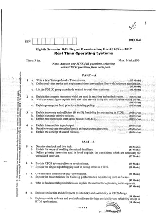 7th Semester EC VTU 2010 scheme question papers for CBCS